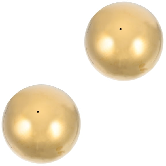 MLINS 2pcs Stainless Steel Gazing Hollow Ball Reflective Garden Sphere Pond Balls Seamless Floating Globe