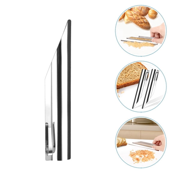 MLINS 2pcs Stainless Steel Tabletop Crumb Scraper Crumb Sweeper