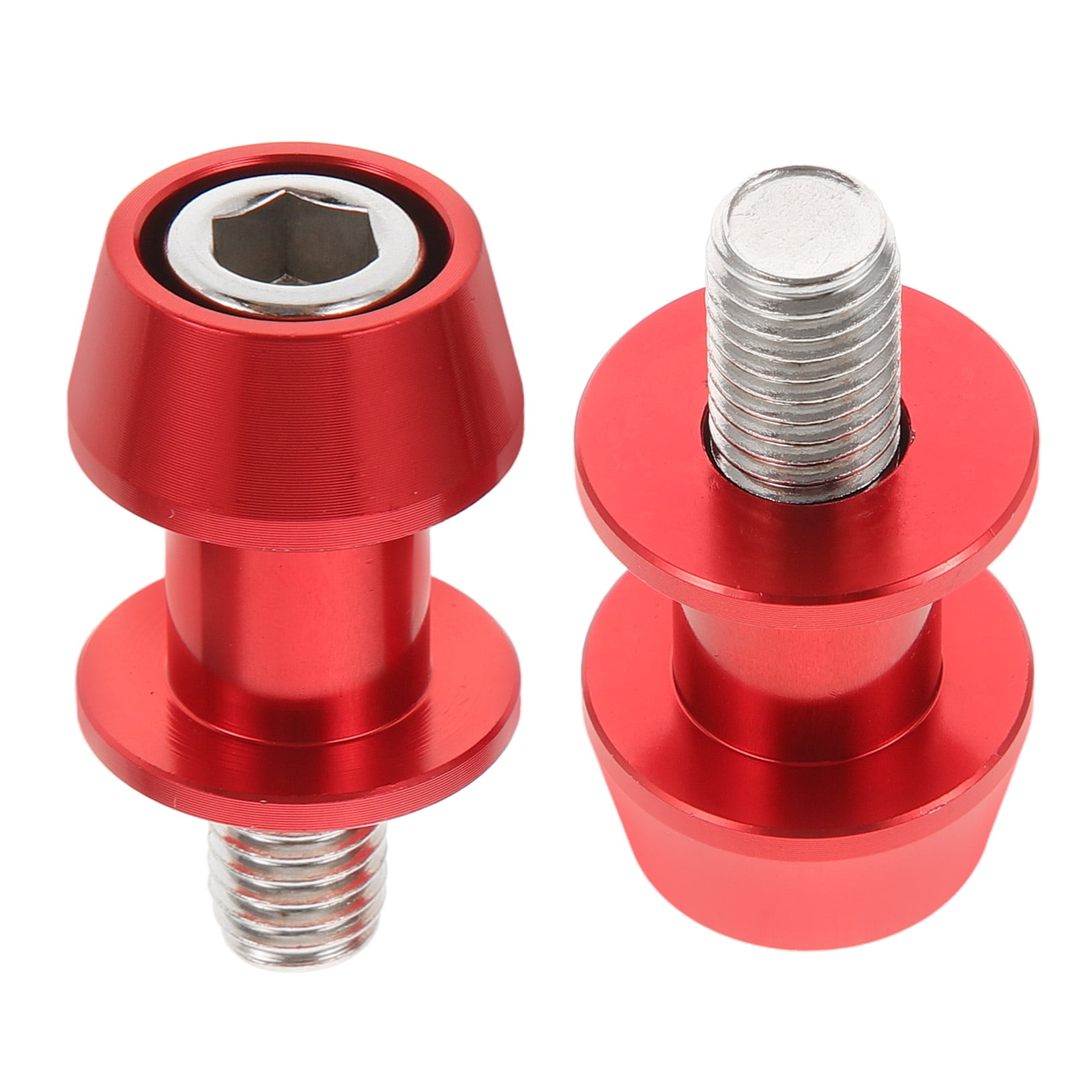 MLINS 2pcs Swing Arm Spool Sliders Motorcycle Replacement Screws 10mm Swing Stand Screws