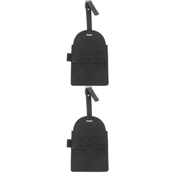 MLINS 2pcs Tees Keeping Golfing Tee Holder PU Tee Carrier Golfing Tee Organizer Golf Bag Tag Tees Holder
