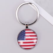 FONWILYO Patriotic Keychain Creative Us Flag Design Perfect for Parties