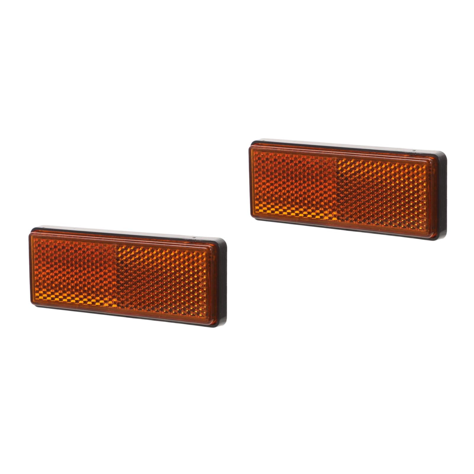 MLINS 2pcs Universal Reflective Strips For Cars Trailers and Trucks Splashproof Reflectors For Enhanced Nighttime Safety And Visibility
