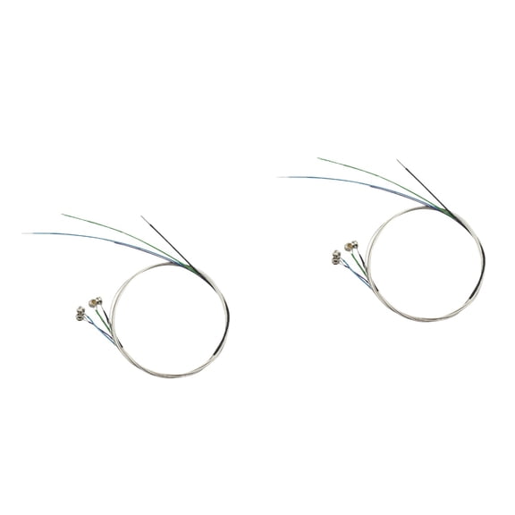 MLINS 2pcs Violin String Fiddle Strings Steel Core Wound Wire Musical Instrument Parts Accessories Universal Full Set for Violin