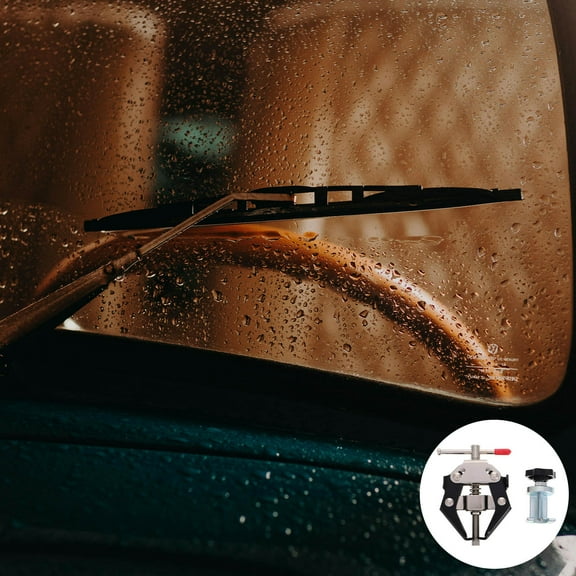 MLINS 2pcs Windshield Wiper Arm Removal Tool Kit Including Battery Terminal Bearing Remover Puller for Repair