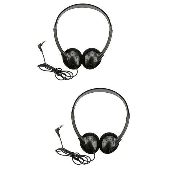 MLINS 2pcs Headphone Earphone with 3.5mm Jack for Computer Guitar Gaming Headset