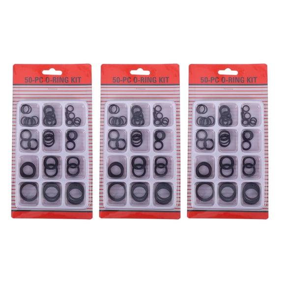 MLINS 3 Boxes Black Rubber Bands Seal Rings Replacement Bumper Fasteners Washers