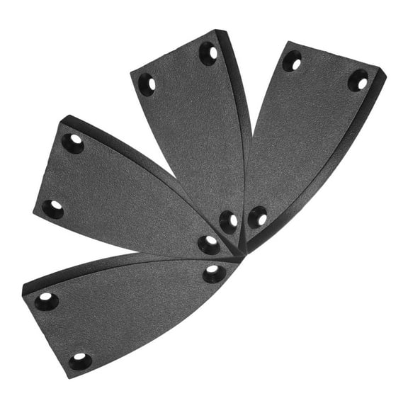 MLINS 3 Holes Guitar Truss Rod Cover Triangle Electric Plate Black