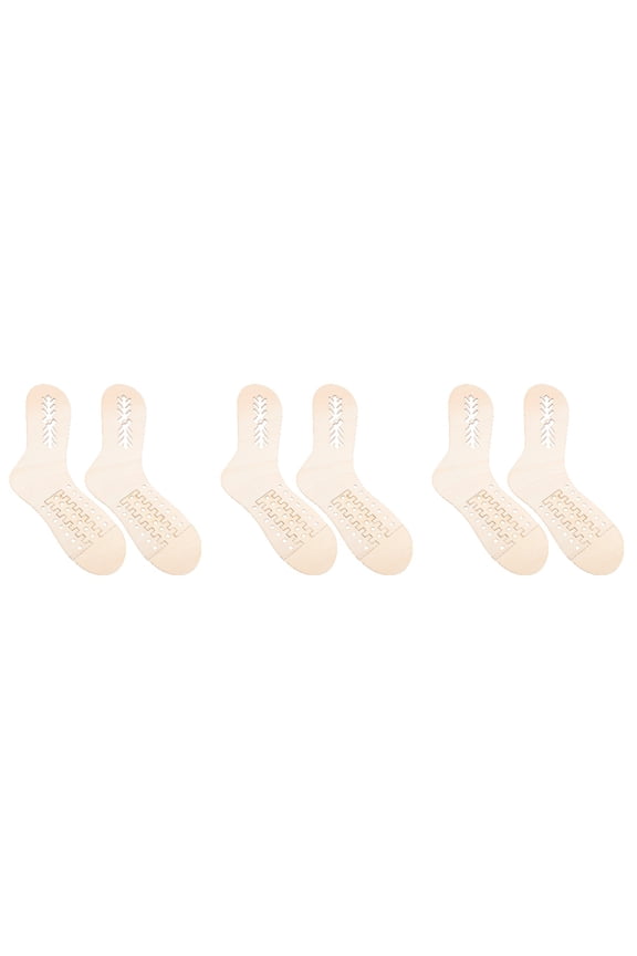 3 Pairs Handmade Woven Knitted Sock Display Props for Stocking Model Presentation and Retail Showcase