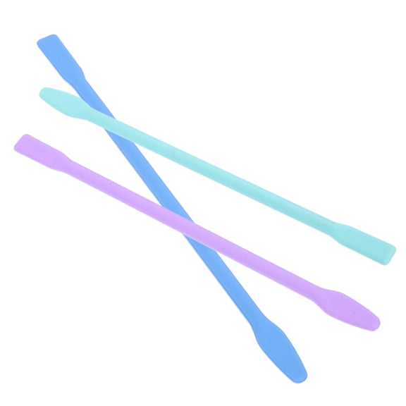 YUYUETIME 3Pcs Beauty Mixing Sticks Silicone Facial Mask Applicator Assorted Colors Durable