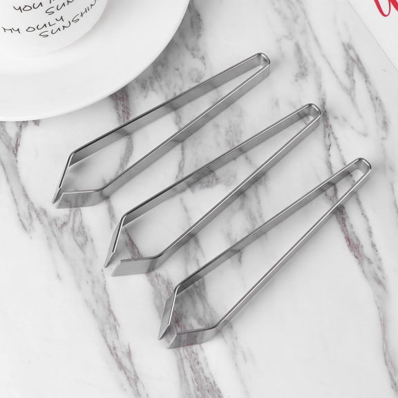 MLINS 3 Pcs Cooking Bone Fishbone Clip Home Tool Pig Hair Removal