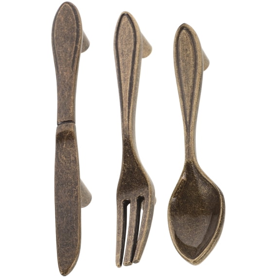 MLINS  3 Pcs Creative Tableware Handles Century Fixtures for Wicker Mid Pendant Dark Brown