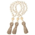 thumbnail image 1 of MLINS Wood Bead Garland for Decor Rope Khaki 3pcs Farmhouse Rustic Beads, 1 of 8