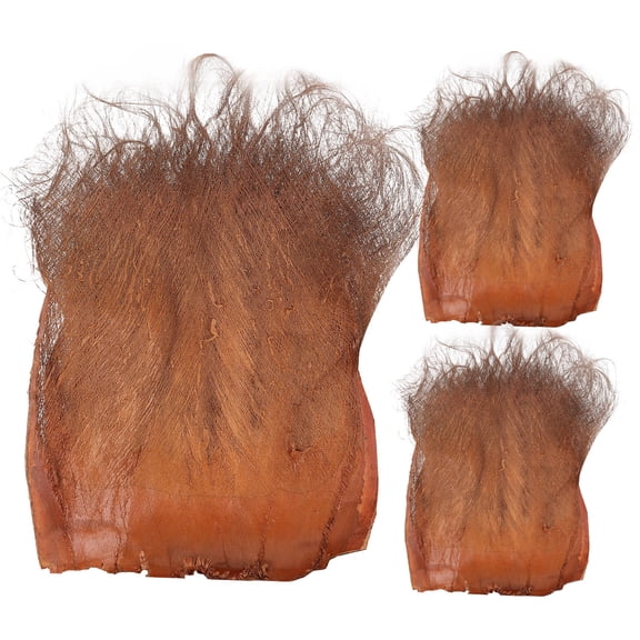 MERRYHAPY Fake Bark Coconut Tree Bark Dark Brown 3Pcs 18.5X11.8X0.04In