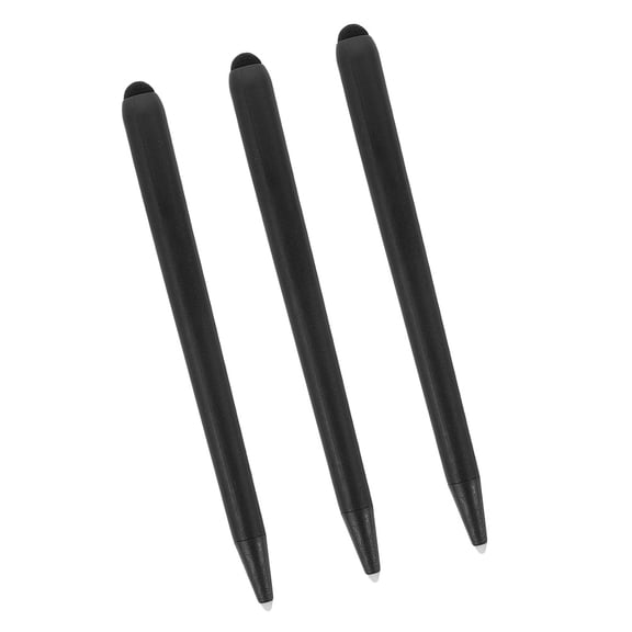 MLINS 3-Pack Fine Point Stylus Pens for Electronic Whiteboards, Black, 16.00 x 1.50 x 1.50 cm, Smooth Writing