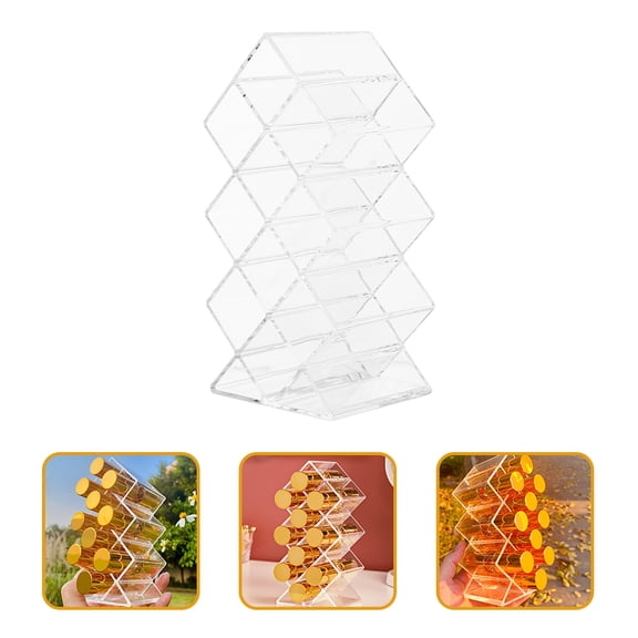 MLINS 3 Pcs Lipstick Storage Box Holder Tower Organizer Lipsticks
