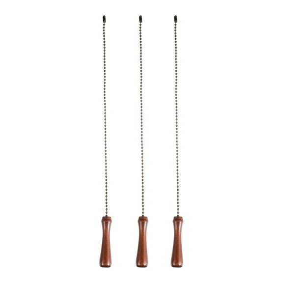 MLINS 3 Pcs Pull Wooden Stick Chandelier Hanging Chain Door Curtain Chains Window