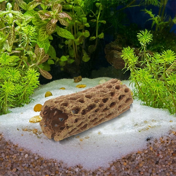 MLINS 3 Pcs Shrimp House Aquarium 15.50X5.00X5.00CM Brown
