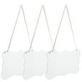 thumbnail image 1 of MLINS 3 Pcs Transparent Blank Acrylic Hanging Sign Weekly Planner Board Clear Dry Erase Board Reusable Message Tag for Home and Office, 1 of 8