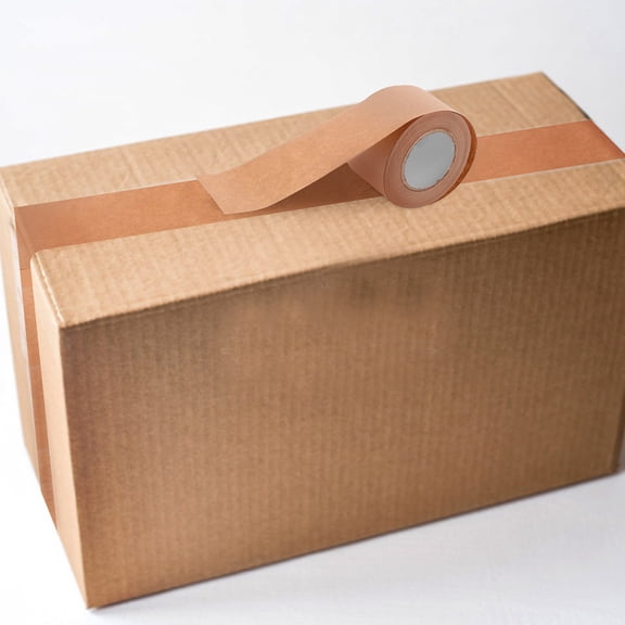 MLINS 3 Rolls Automotive Transparent Kraft Paper Tape 3000.00X5.70X0.10CM Light Brown