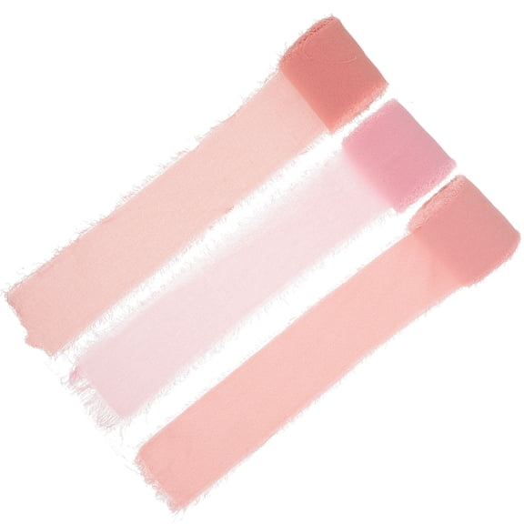 MLINS 3 Rolls Fake Raw Chiffon Ribbon Festival Party Decoration Girls