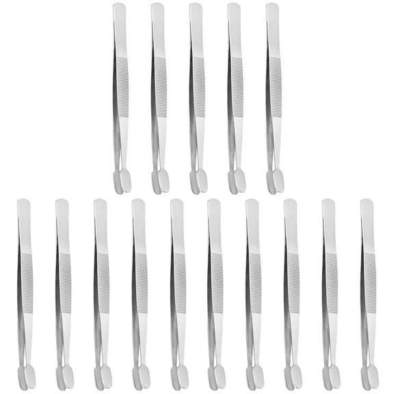 DINHEAROM Eyelash Tweezer Stainless Steel Makeup Assistance 3 Sets Daily Makeup 4.1x0.4x0.2 Inch