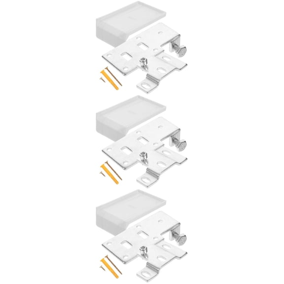 MLINS 3 Sets Cabinet Hinge Cabinet Hanger Suspension Fitting Cabinet Cleat Brace