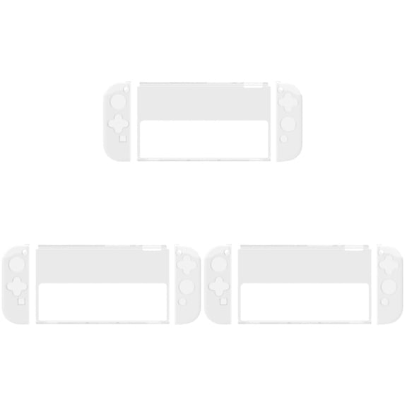 MLINS 3 Sets Protective Shell Compatible with Switch PC TPU Sturdy Protective Case