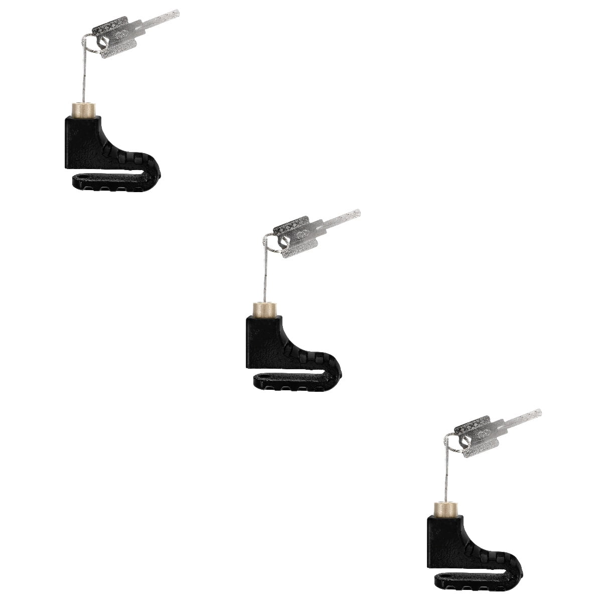 LIFKOME Anti-Theft Disc Lock, Small Metal Alloy for Bicycles and Motorbikes, 3Sets