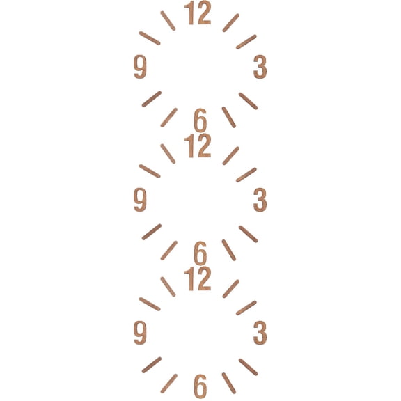 MLINS 3 Sets of Wall Clock DIY Numerals Clock Numerals Kit Replacement Clock Numerals Clock Numbers