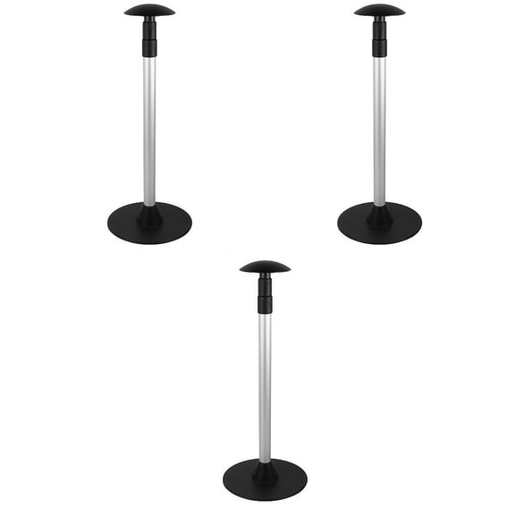 MLINS 3 pcs Aluminum Telescoping Spherical-top Boat Cover 3 Section Support Stand Pole