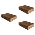 thumbnail image 1 of MLINS 3-Piece Wooden Storage Boxes with Lock, Organizer Containers for Home, Office, and Small Item Storage, 1 of 1