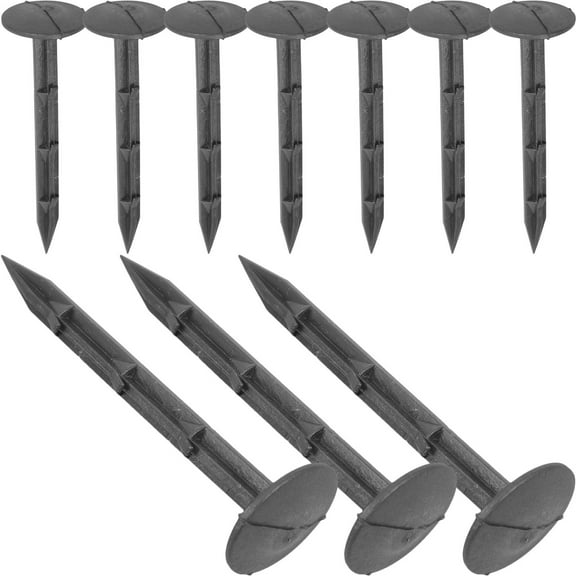 PTOOTP Plastic Landscape Stakes Black 30Pcs 4.3x1.2x1.2in