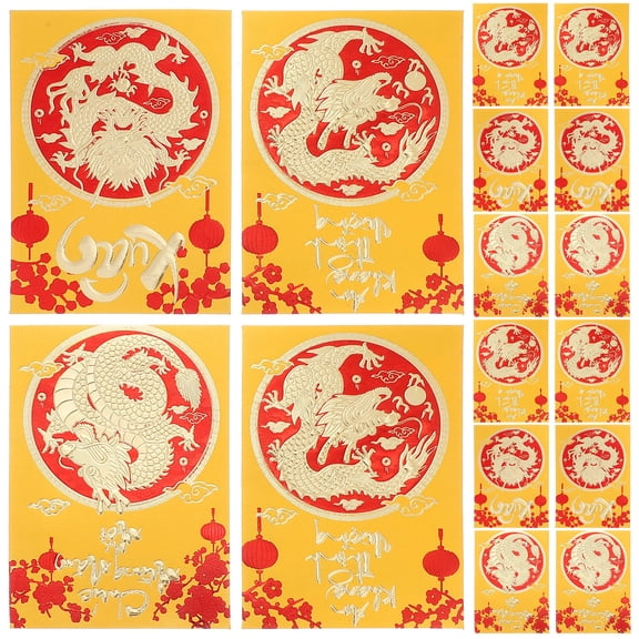 MLINS 30 Pcs Lunar Year Money Envelope Dragon Luck Envelopes
