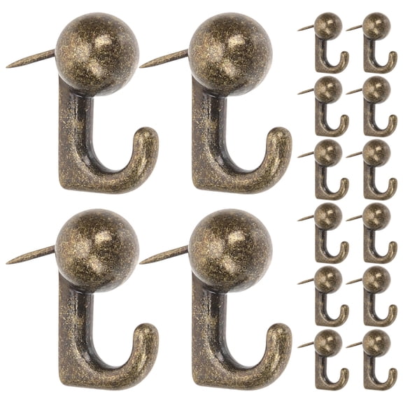 MLINS  30 Pcs Pictures Steel Hook Nails Functional Hooks Cork Board