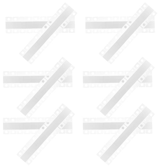 MLINS  300 Pcs Display Stands Pvc Transparent Self-adhesive Hook Packaging Box Jewelry