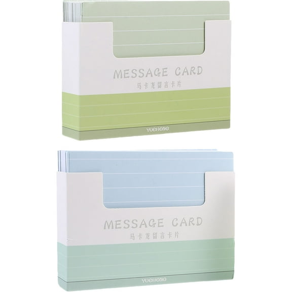 MLINS 300pcs Lined Index Cards Colored Index Card Box Colored Flash Cards Blank Note Cards