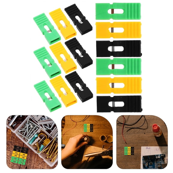 FELTECHELECTR 30Pcs Versatile Circuit Cap for Hard Drive with Color Coded Jumper Caps