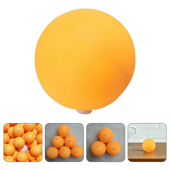 MLINS 30pcs Plastic Tennis Balls With Silicone Plug for Training Enhanced Performance Orange Aerodynamic