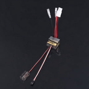 HEALEEP Brushed ESC for RC Car, Hard Plastic Electronic Speed Controller, 1 Set for Remote Control Vehicles