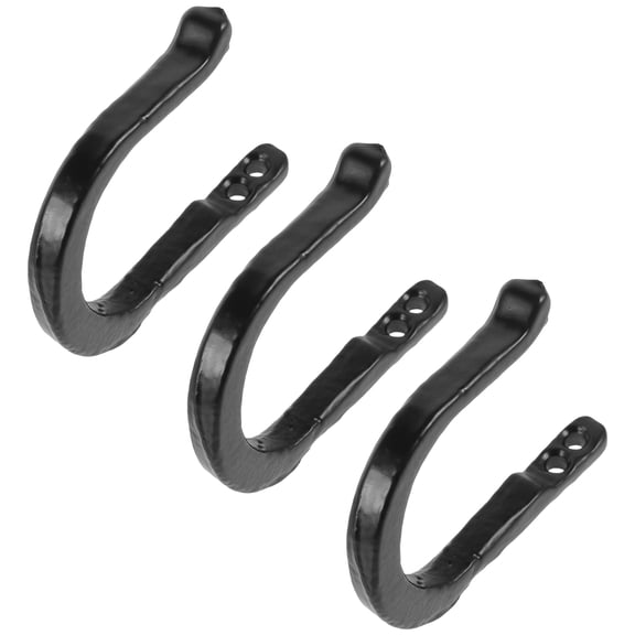 MLINS 3Pcs Vintage Coat Hook Antique Clothes Hook Wall Hook Retro Hanger Heavy Duty Wall Hooks