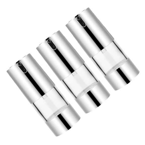 MLINS 3pcs Airless Pump Bottle Refillable Cosmetics Container Makeup Foundations LeakProof Container