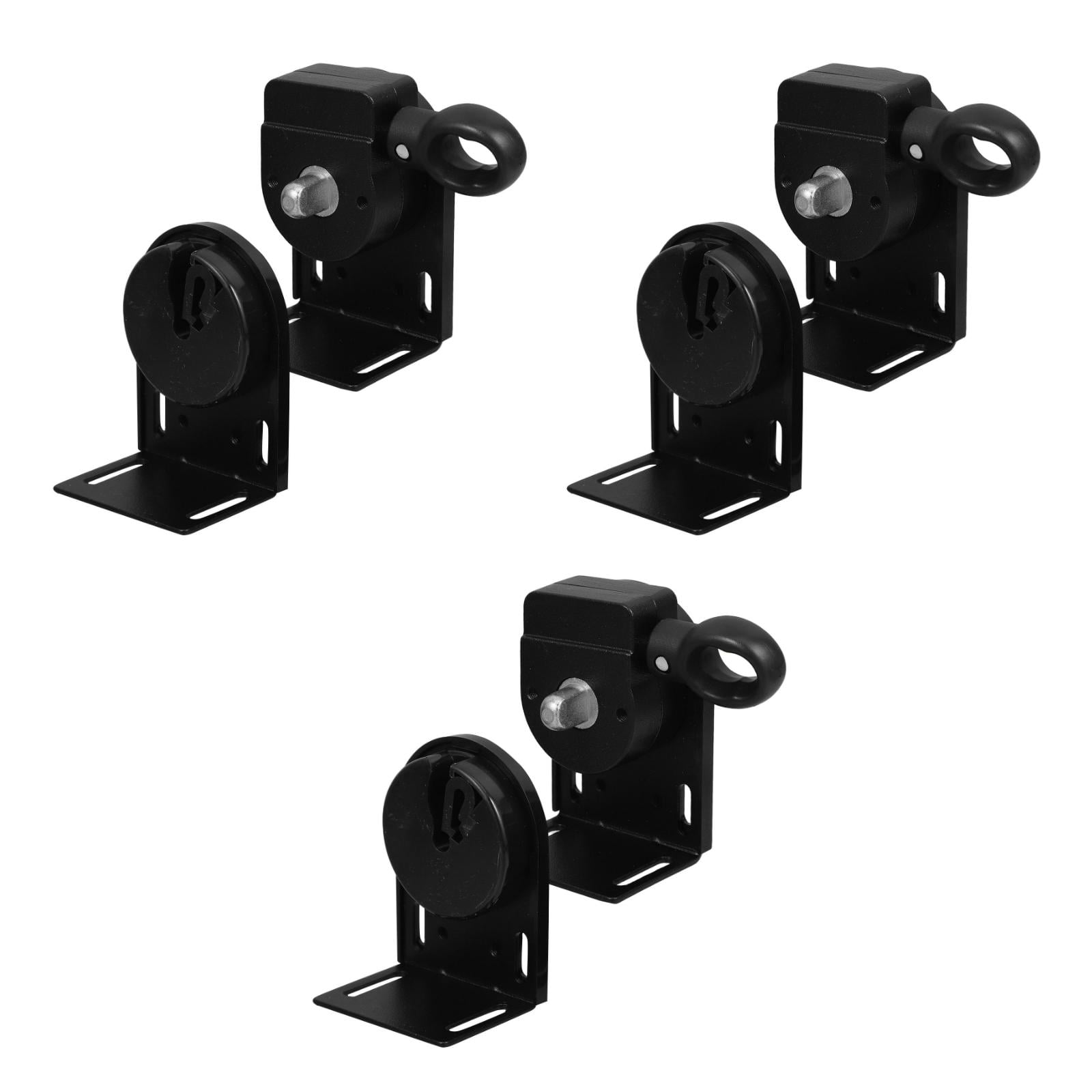 MLINS 3pcs Black Outdoor Roller Blind Bracket Kit For Fixing Window ...
