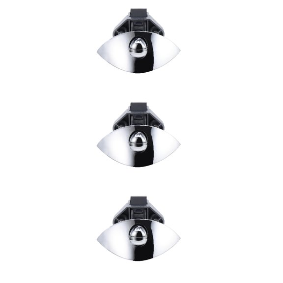 MLINS 3pcs Button Lock Drawer Wardrobe Cabinet Lock Accessories Wardrobe Hardwares Fittings