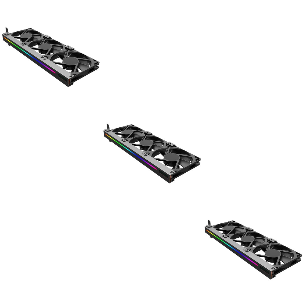 MLINS 3pcs Graphic Card Cooling Fan 3-pin Radiator ARGB Video Card ...