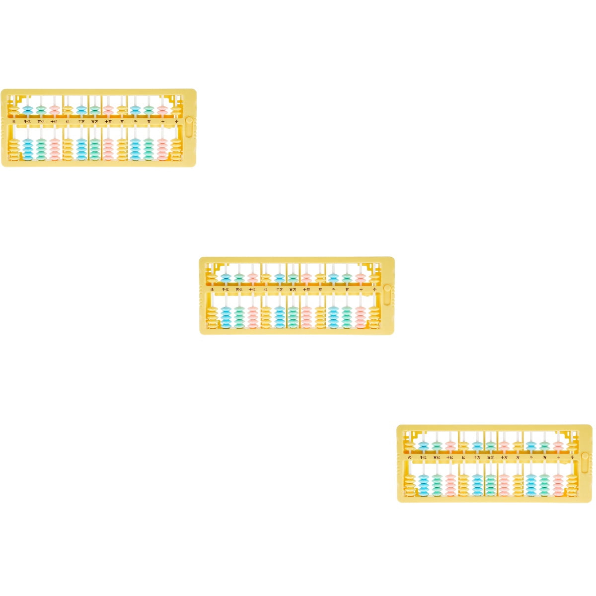 3 Frame Math MLINS 3pcs Kids Math Tool Math Learning Tool Plastic Counting Frame ...