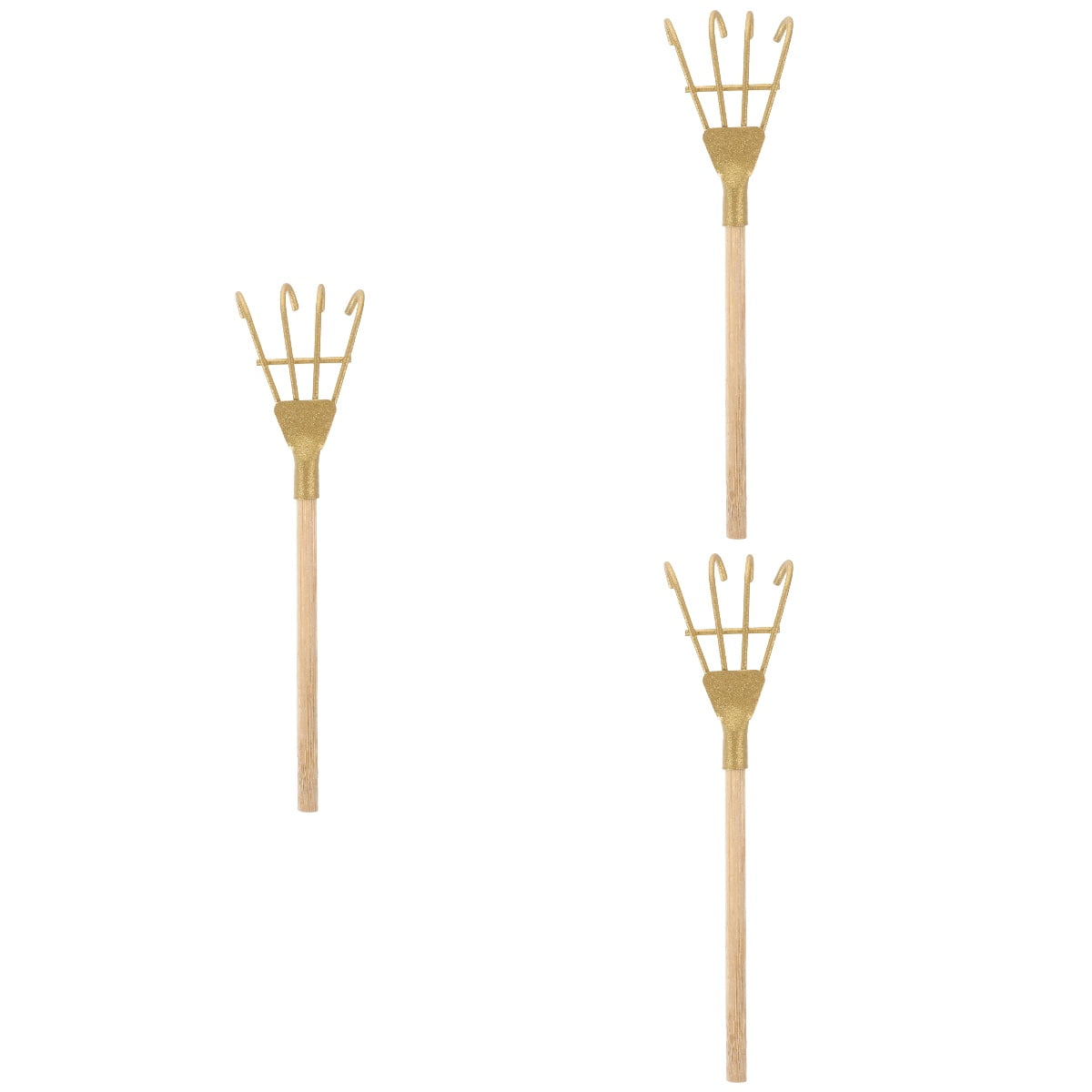MLINS 3pcs Kids Small Rake Toy Miniature Gardening Rake Tool Micro ...