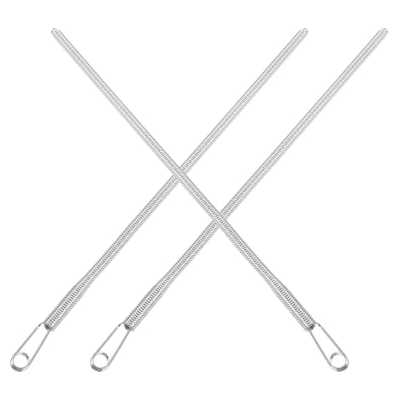 MLINS 3pcs Metal Spring Clip for Pants Drawstring Replacement Sewing Tool for Drawstrings with Elastic Clamp Fixing Tool for DIY Threading