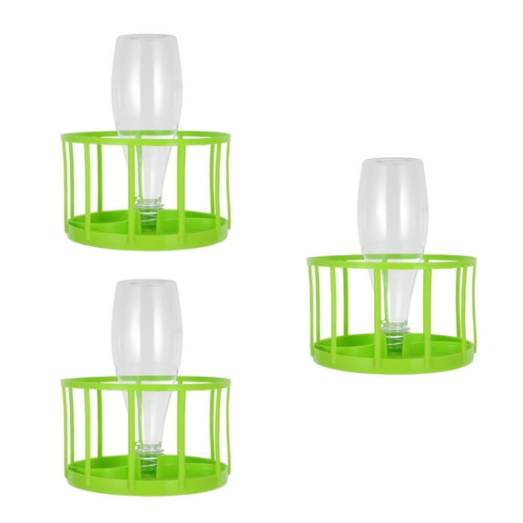 MLINS 3pcs Reptile Water Dispenser Waterer Automatic Refilling Water Dispenser Tortoise Lizard Turtle Feeding Water Bowl Tortoise Water Dish