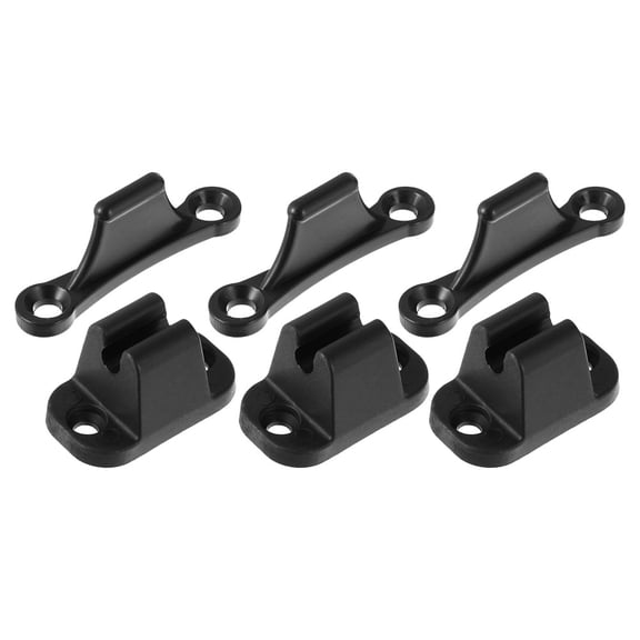 MLINS 3pcs Rv Door Retainer Catch Compartment Clips For Trailer And Camper T- Door Stopper Kit Trailer Car Modification Accessories