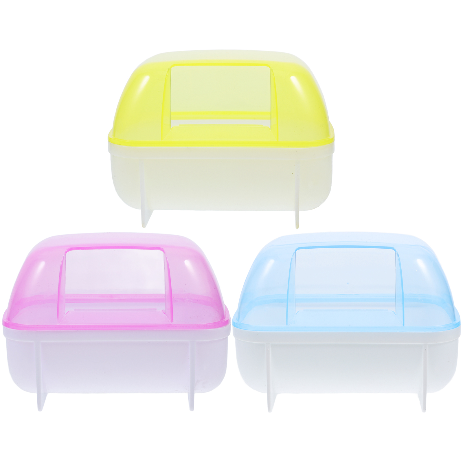 Picture of Adorable Small Pet Bathroom Made of Durable PP for Hamster Bathing at ...
